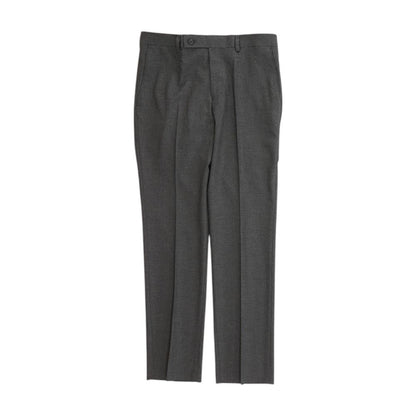 Charcoal Solid Dress Pants