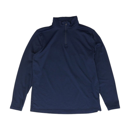 Navy Solid Active Pullover