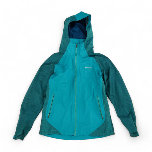 Teal Color Block Jacket