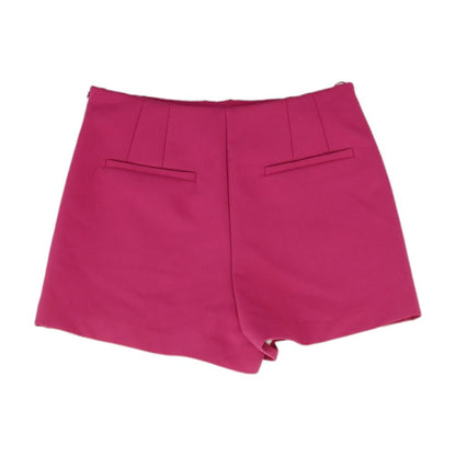 Pink Solid Skort Skirt