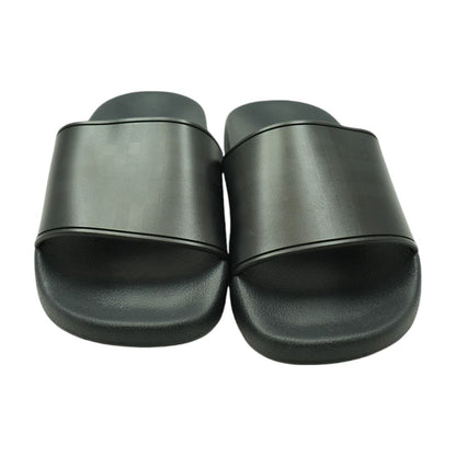 Check Slides Black Casual Slide Sandals