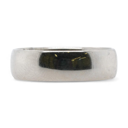 14K White Gold Polished Band