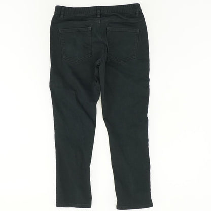 Black Solid Slim Jeans