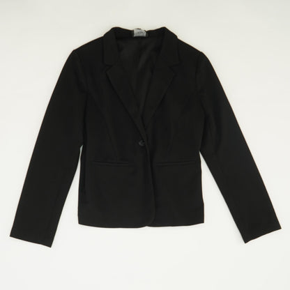 Black Solid Blazer