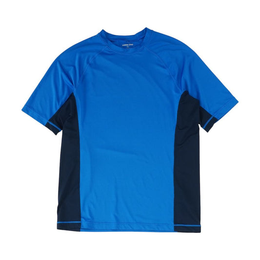 Blue Color Block Active T-Shirt