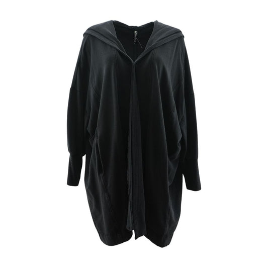 Black Solid Cardigan Sweater