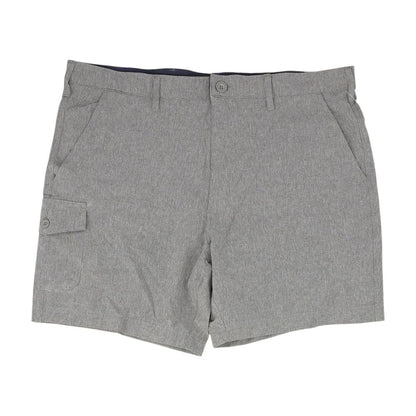 Gray Solid Chino Shorts