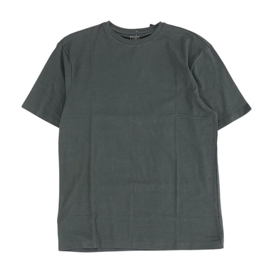 Gray Solid Crewneck T-Shirt