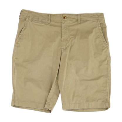 Khaki Solid Chino Shorts