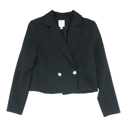 Black Solid Blazer