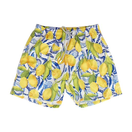 White Fruit Swim Shorts