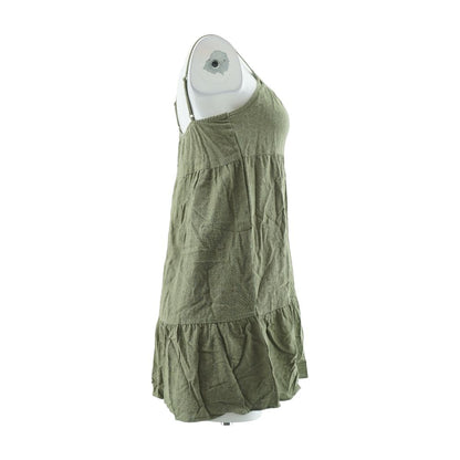 Olive Solid Mini Dress