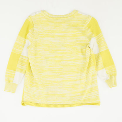 Yellow Check Pullover Sweater