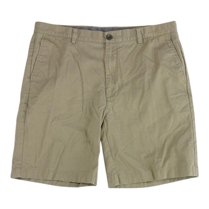 Khaki Solid Chino Shorts