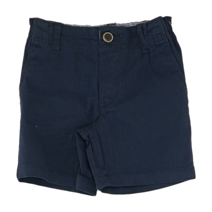 Navy Solid Chino Shorts