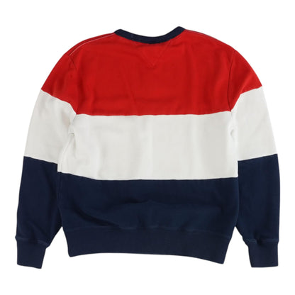 Multi Color Block Sweatshirt Pullover