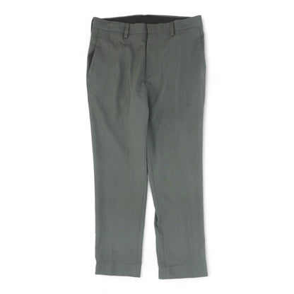 Gray Solid Chino Pants