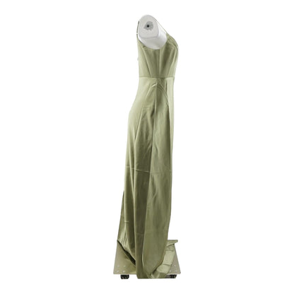 Olive Solid Maxi Dress