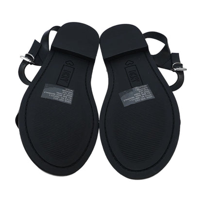 Black Textile Sandal Shoes