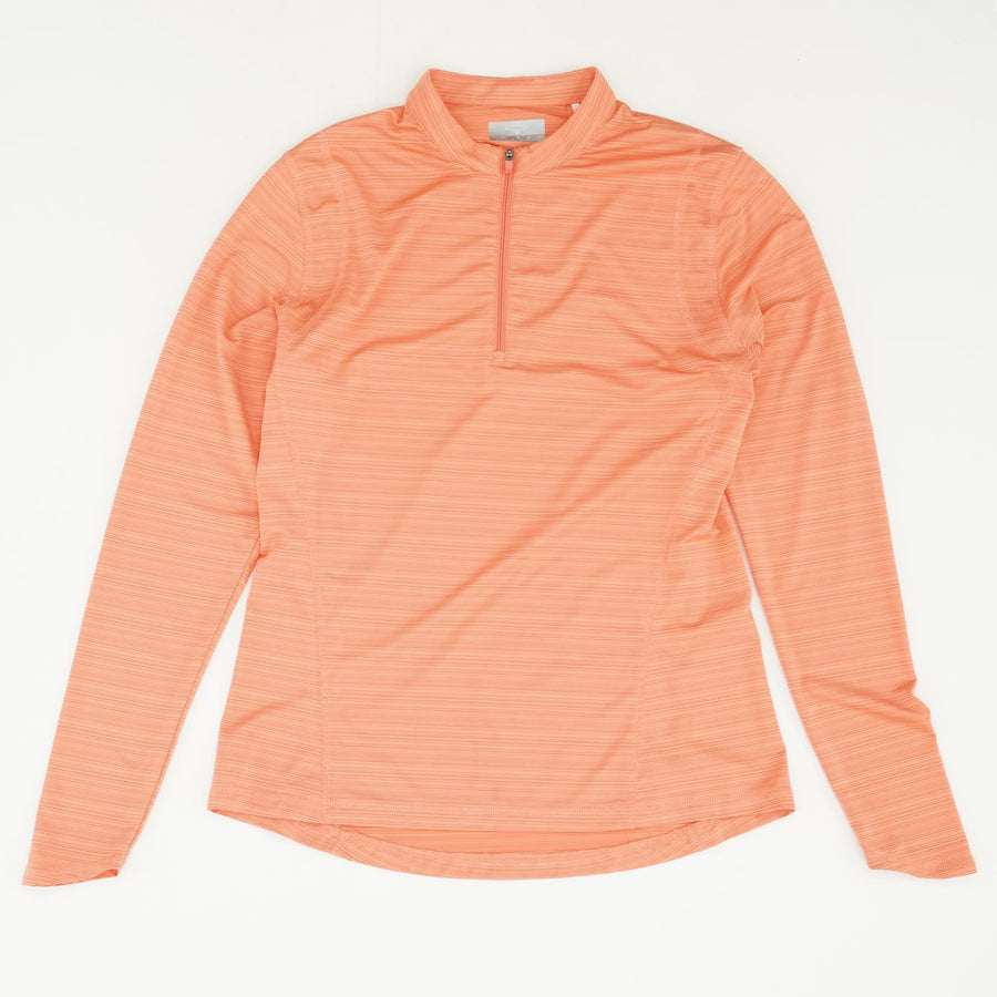 Coral Solid 1/4 Zip | Unclaimed Baggage