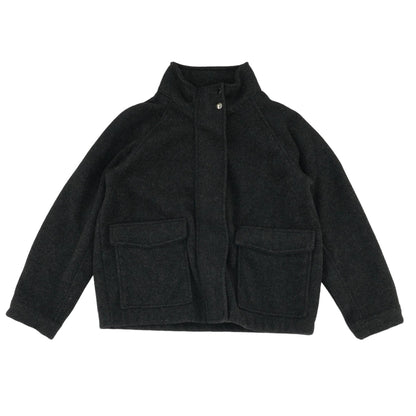 Charcoal Solid Lightweight Jacket