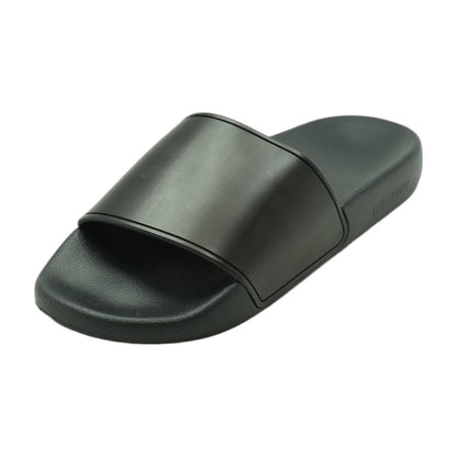 Check Slides Black Casual Slide Sandals