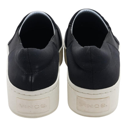 Warren Platform Black Slip On Athletic Shoes