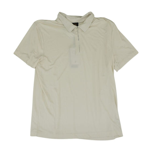 Ivory Solid Short Sleeve Polo