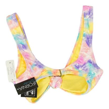 Multi Tie Dye Swim Top