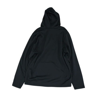 Black Solid Hoodie Pullover