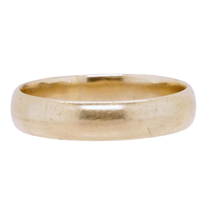 14K White Gold Polished Comfort Fit Band