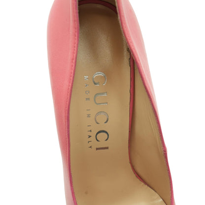 Malaga Rhodamine Pink Leather Heel