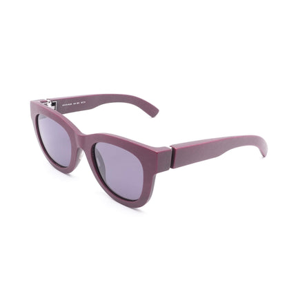 Burgundy Sun Dew Square Sunglasses