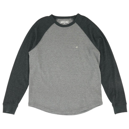 Gray Color Block Active Pullover