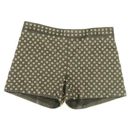 Leather Grommet Shorts