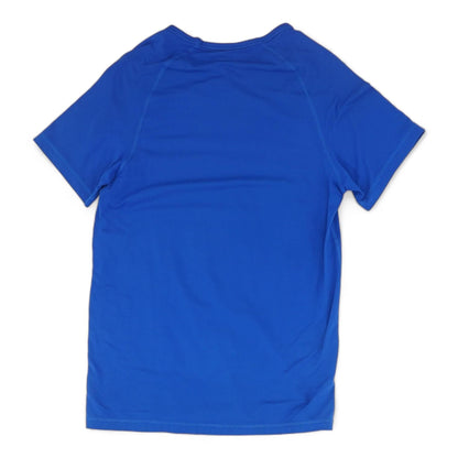 Blue Solid Active T-Shirt