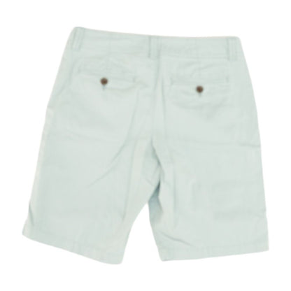 Turquoise Solid Chino Shorts