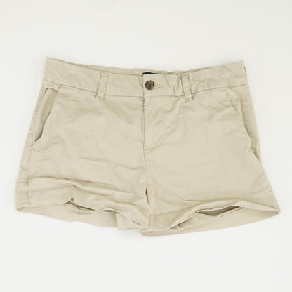 Tan Solid Khaki Shorts