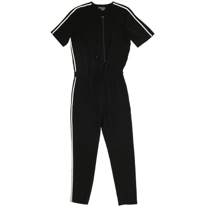 Black Striped Jumpsuit