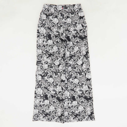 Black Floral Pants