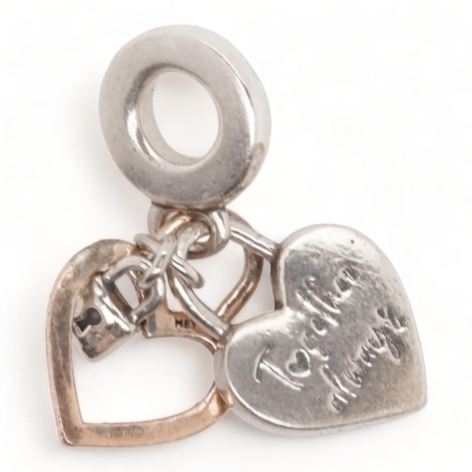 Sterling Silver Padlock And Key Dangle Charm – Unclaimed Baggage