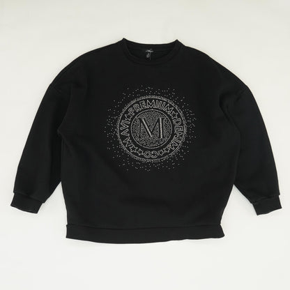 Black Solid Sweatshirt