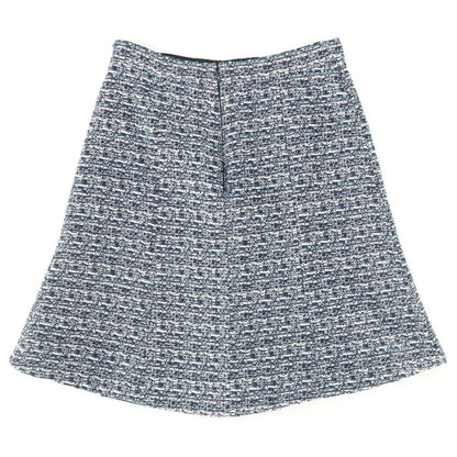 Blue Graphic Mini Skirt