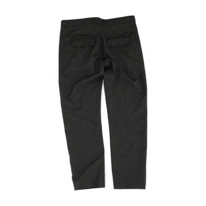 Black Solid Dress Pants