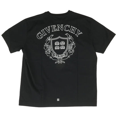 Givenchy Black College Logo Print Crewneck T-Shirt