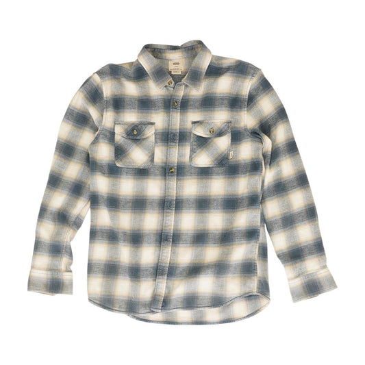 Blue Plaid Flannel Button Down