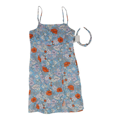 Blue Floral Dress Set