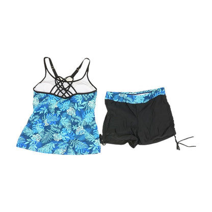 Blue Tropical Two-Piece