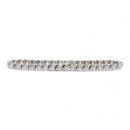 14K White Gold Diamond Tennis Bracelet