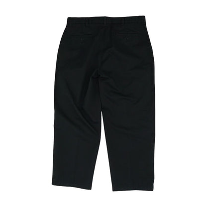 Black Solid Chino Pants